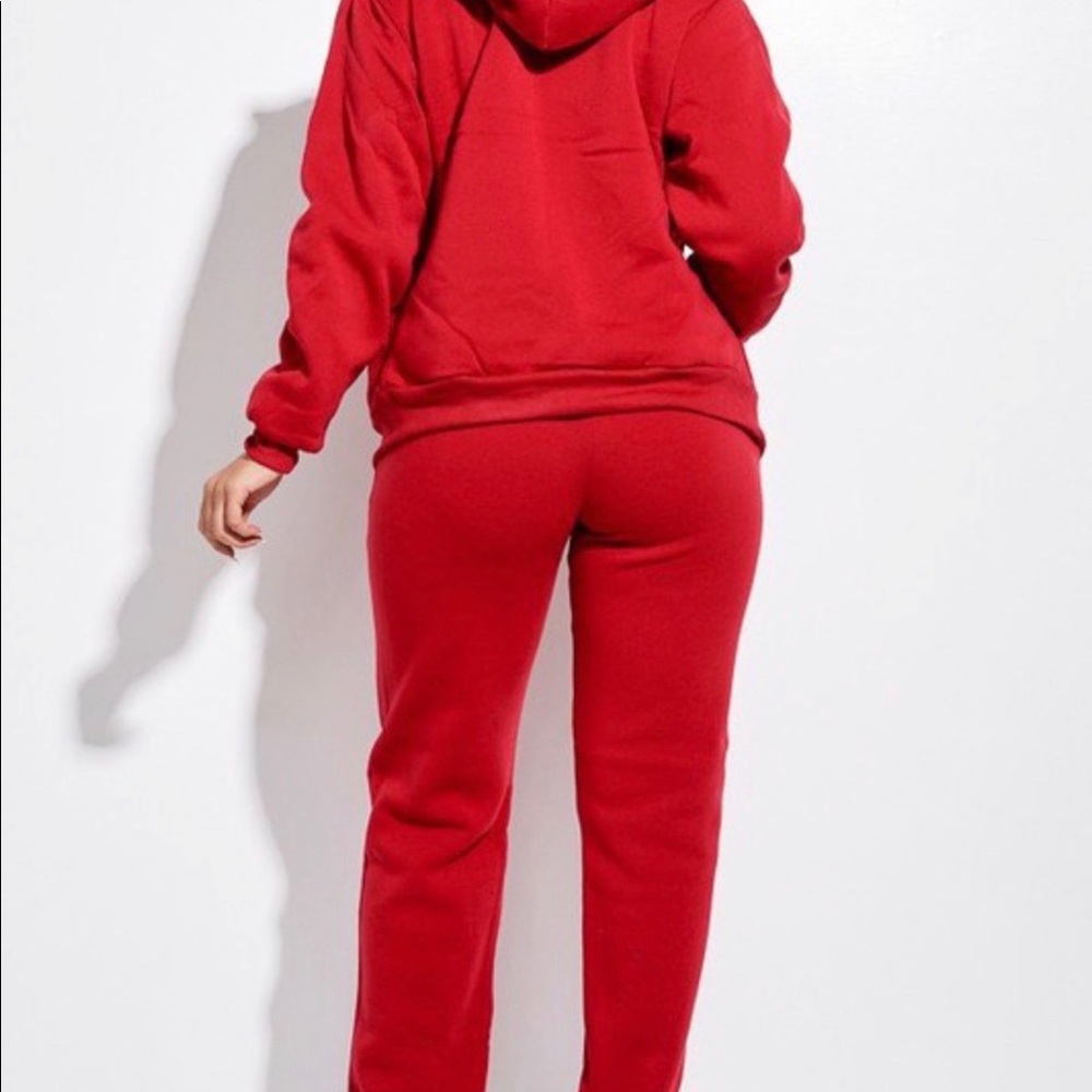 French Terry Sweatsuits (Black) - Picture 2 of 3